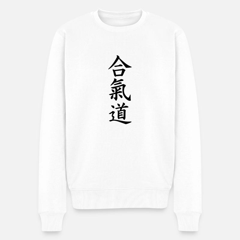 Aikido - Pull Premium bio Homme - blanc