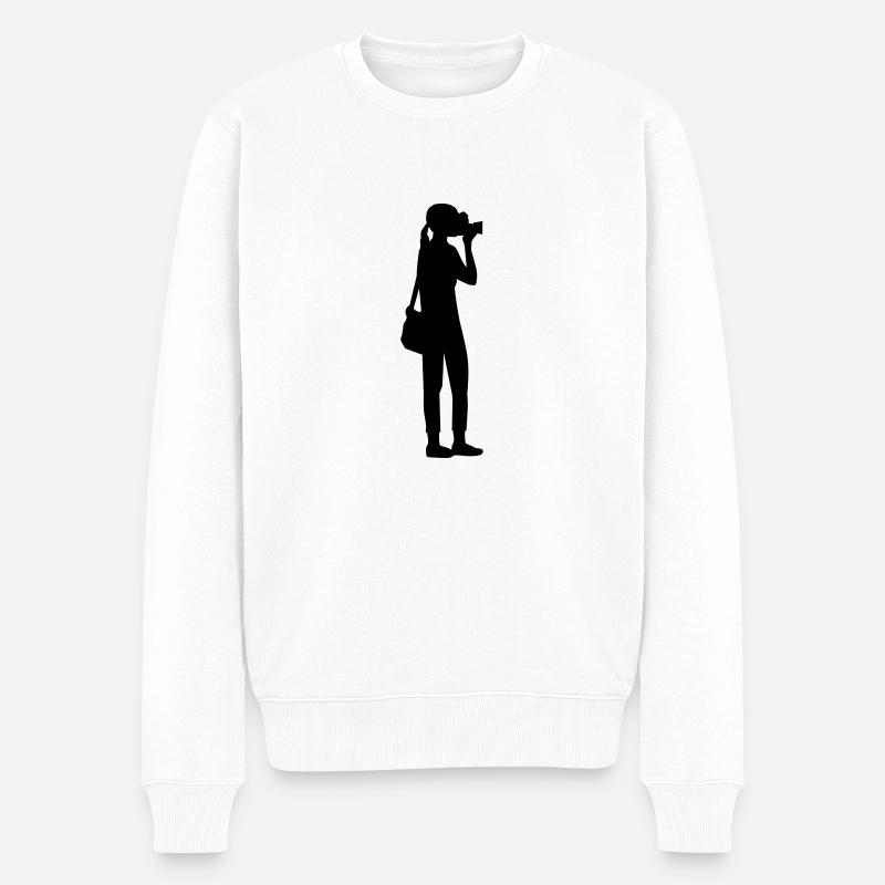 Photographe - Pull Premium bio Homme - blanc