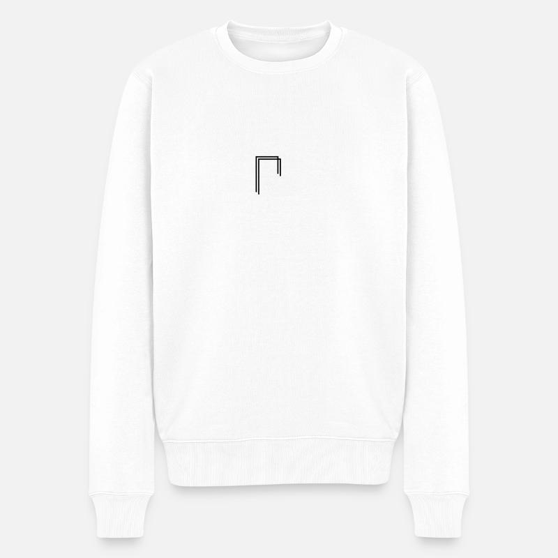 La culture - Pull Premium bio Homme - blanc