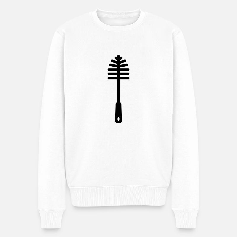 Brosse de toilette - Pull Premium bio Homme - blanc