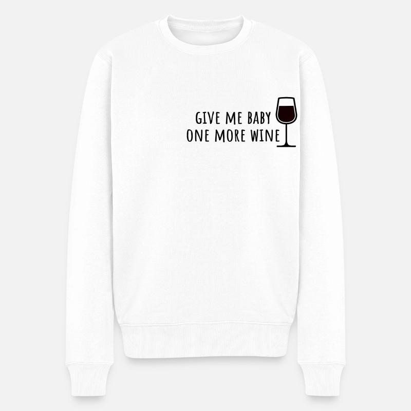Paroles de vin - Pull Premium bio Homme - blanc