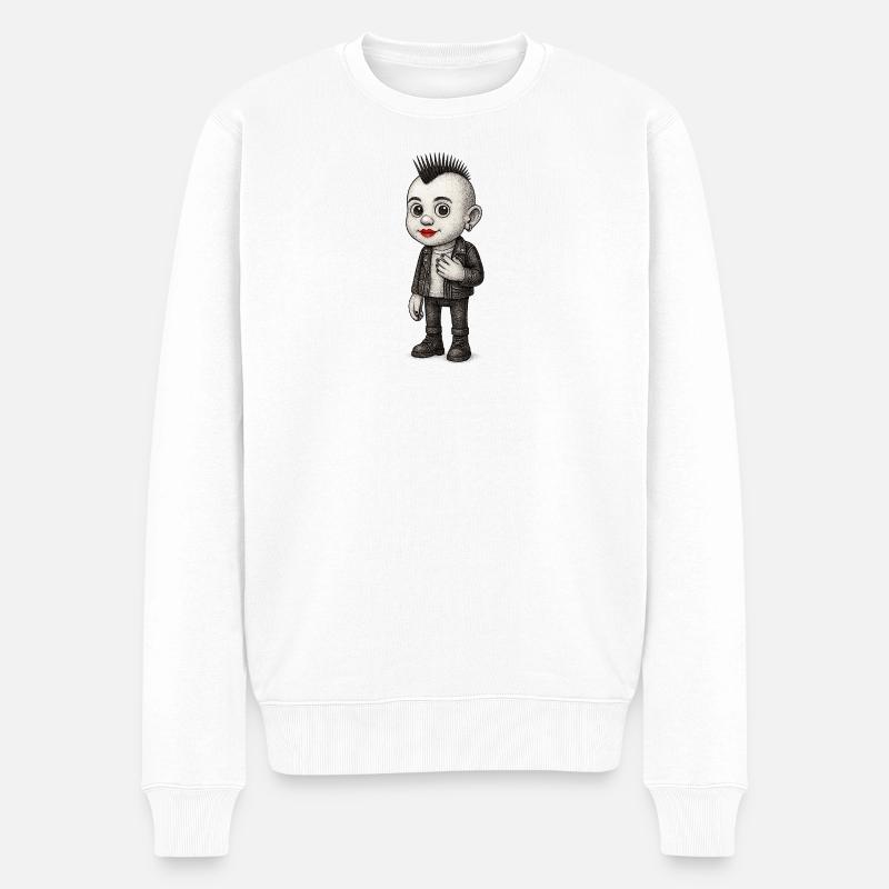 Enfant Punker - Pull Premium bio Homme - blanc