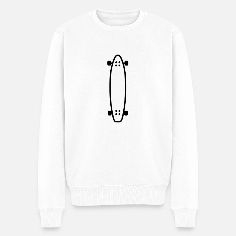 Longboard - Pull Premium bio Homme - blanc