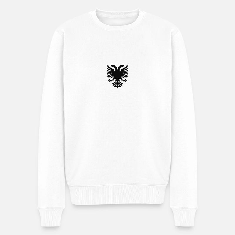 Aigle albanais - Pull Premium bio Homme - blanc