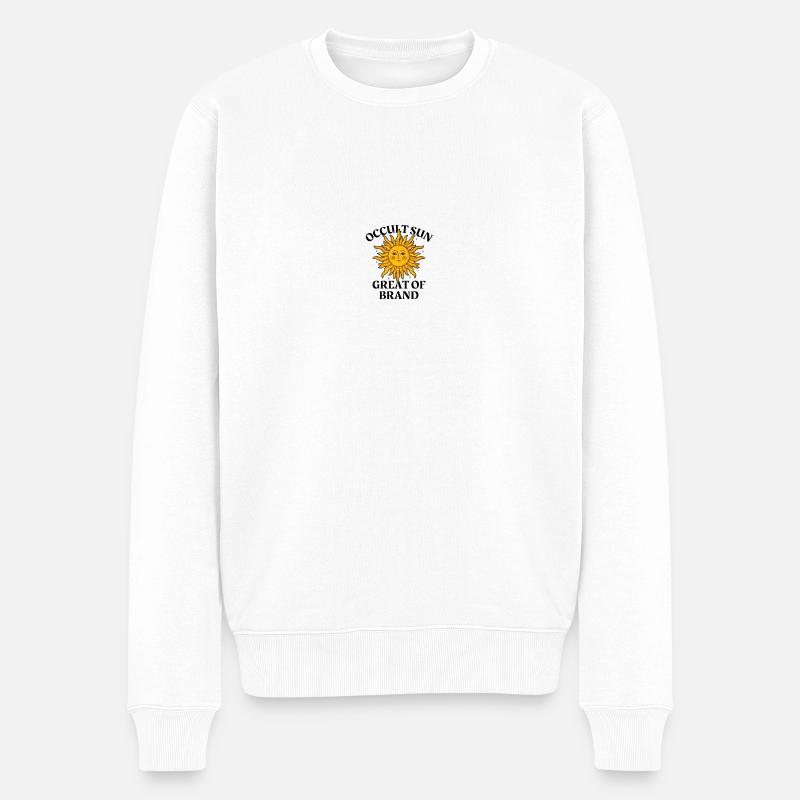 Sun soleil design - Pull Premium bio Homme - blanc