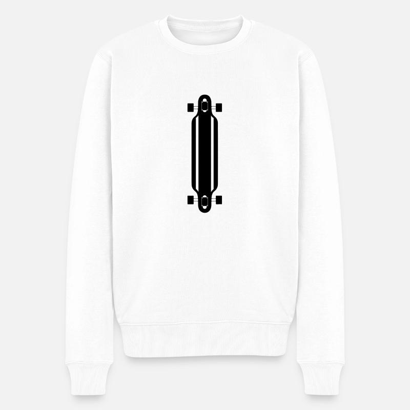 Longboard - Pull Premium bio Homme - blanc