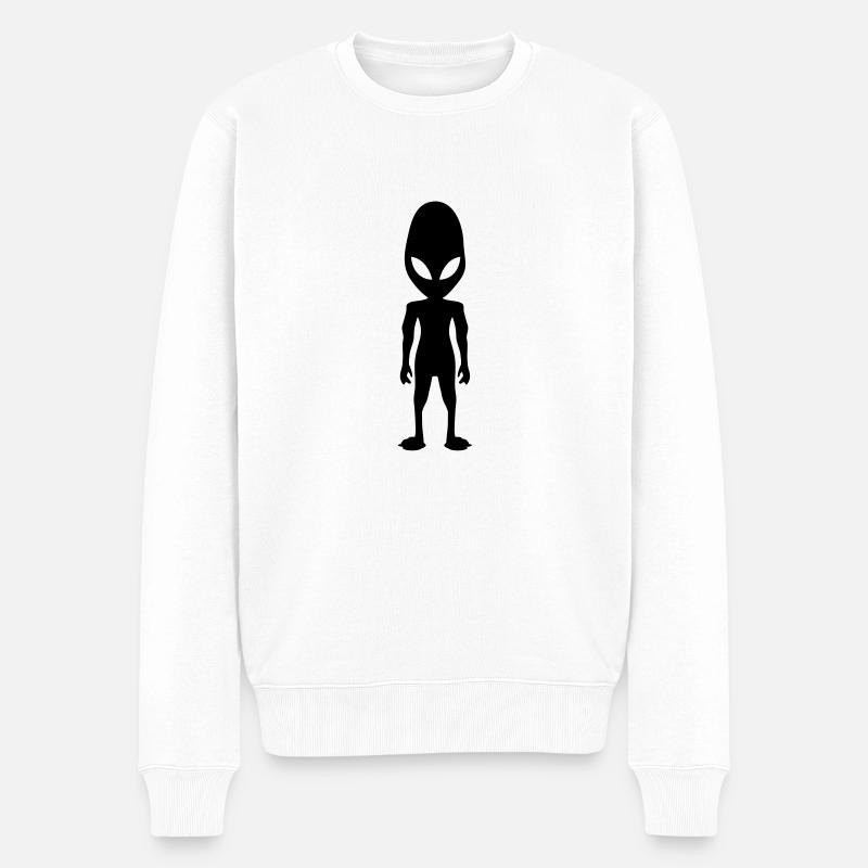 alien_1 - Pull Premium bio Homme - blanc