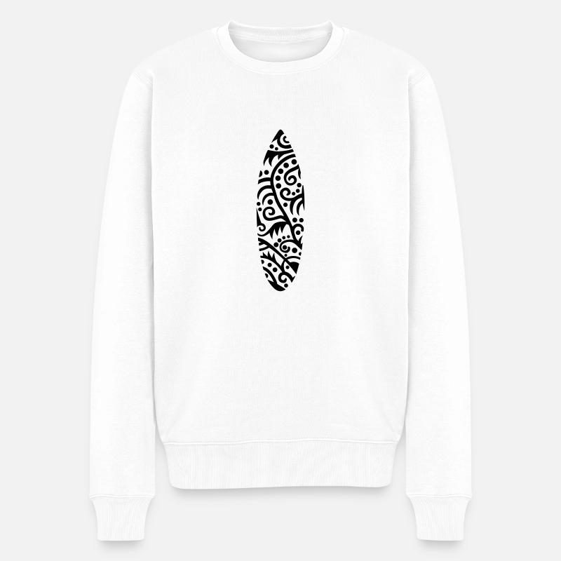 Surf - Pull Premium bio Homme - blanc