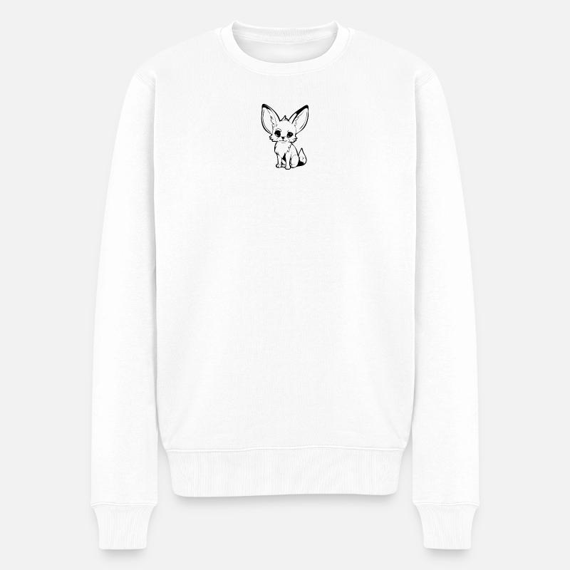 Fennec - Pull Premium bio Homme - blanc