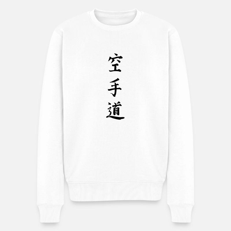 karaté - Pull Premium bio Homme - blanc