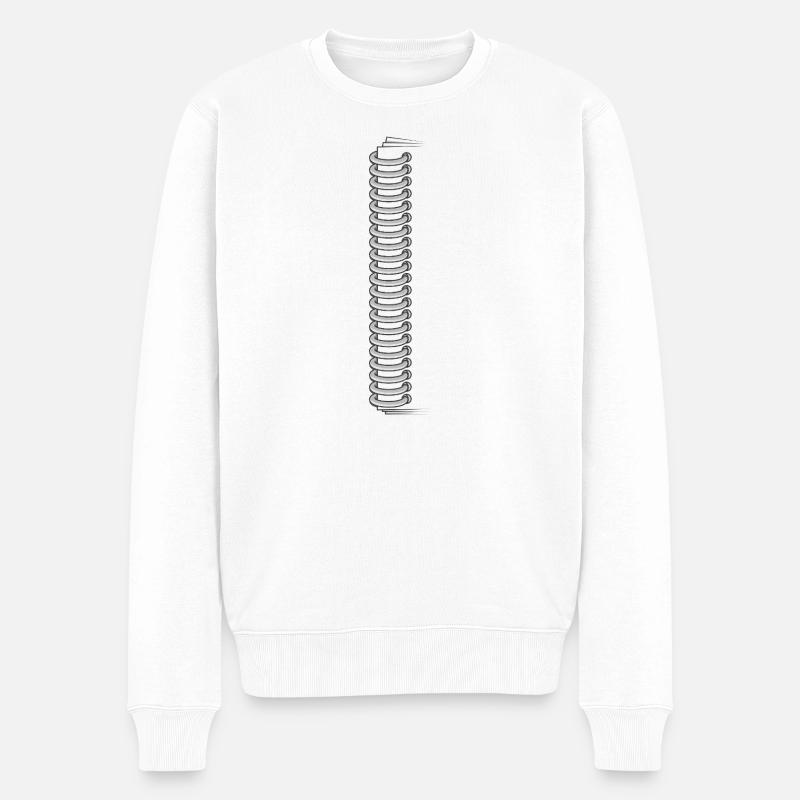 POST-SCRIPTUM - Pull Premium bio Homme - blanc