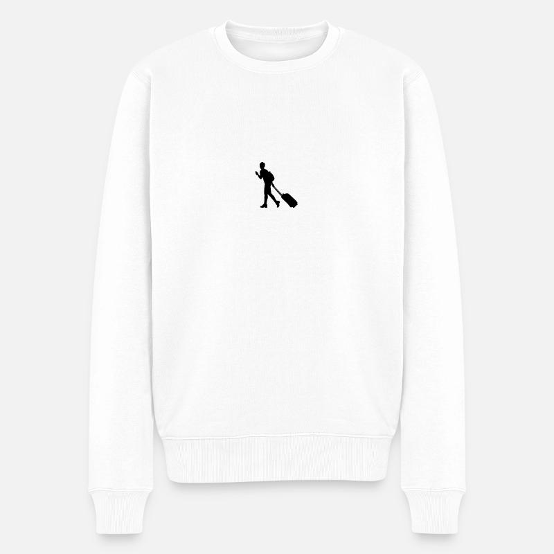 Voyage - Pull Premium bio Homme - blanc