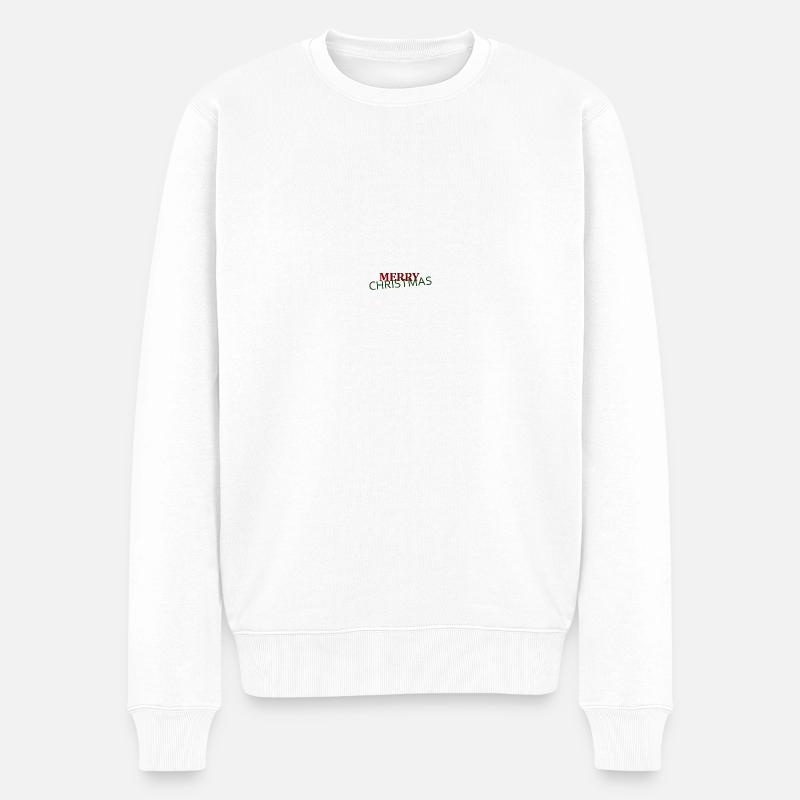 merry christmas - Pull Premium bio Homme - blanc