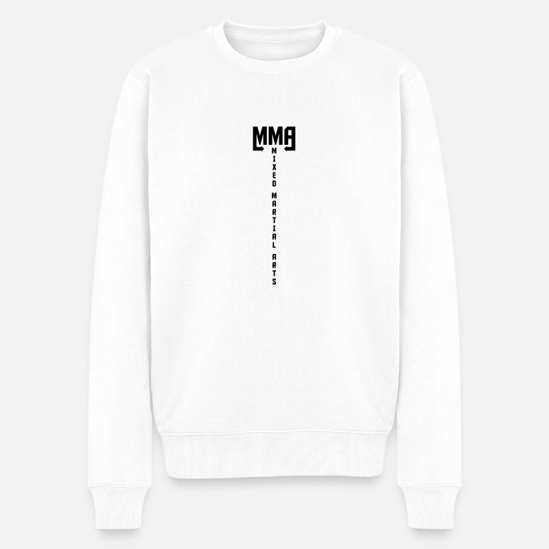 MMA - Pull Premium bio Homme - blanc