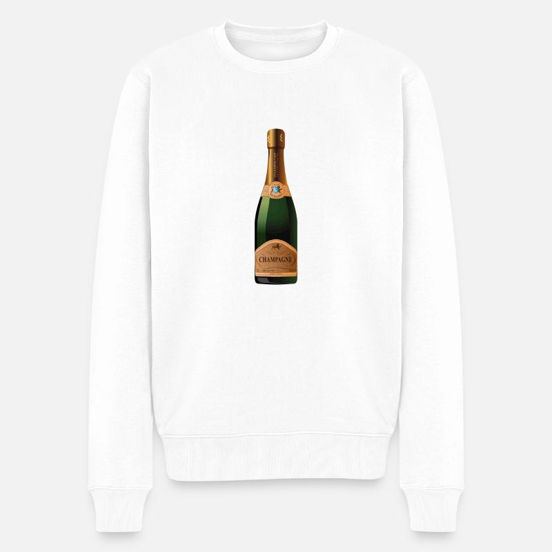 blockedTitle - Männer Premium Bio Pullover - Weiß
