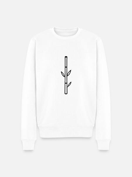 bamboo - Men's Premium Organic Jumper - white