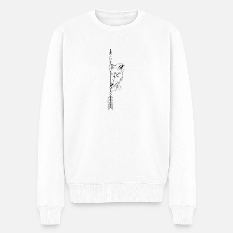 Leone - Pull Premium bio Homme - blanc