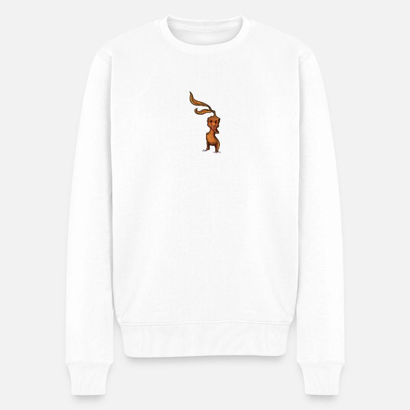 Maggie la Mandragore - Pull Premium bio Homme - blanc