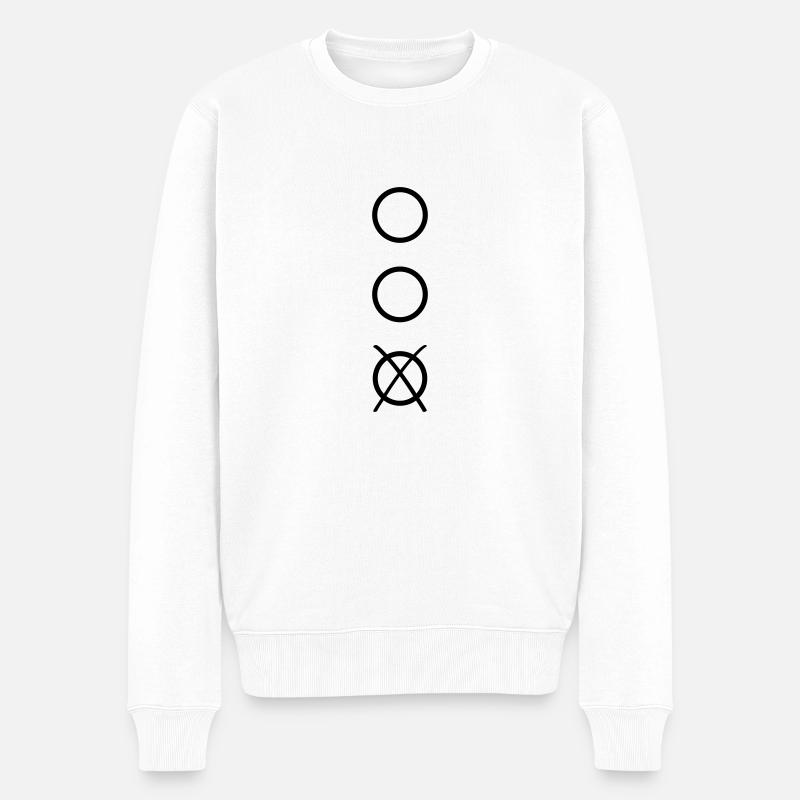 élection choix - Pull Premium bio Homme - blanc