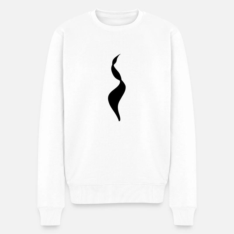 gunsmoke - Männer Premium Bio Pullover - Weiß