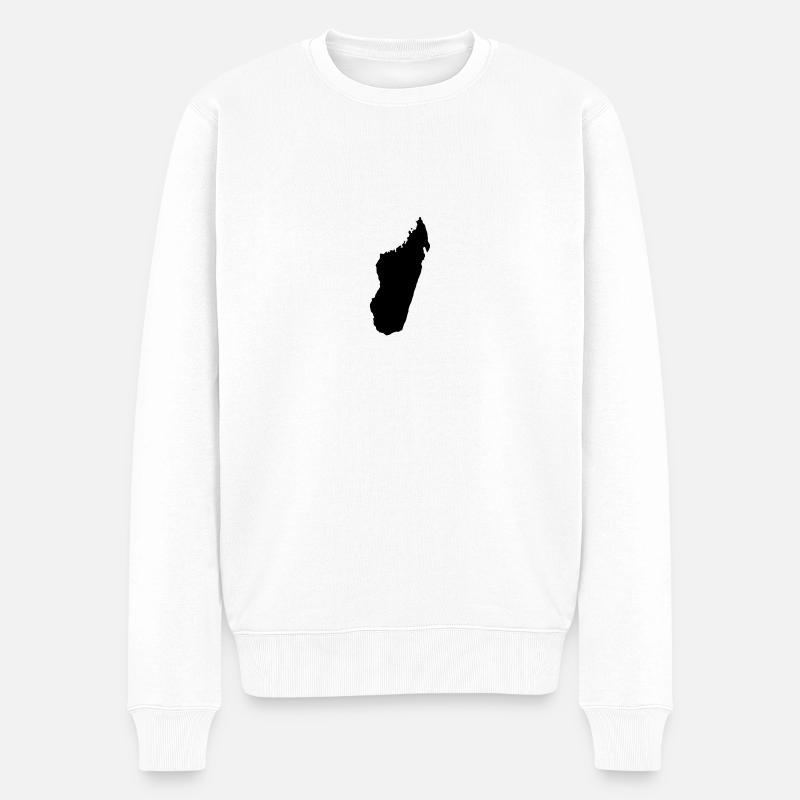 MADAGASCAR - Pull Premium bio Homme - blanc