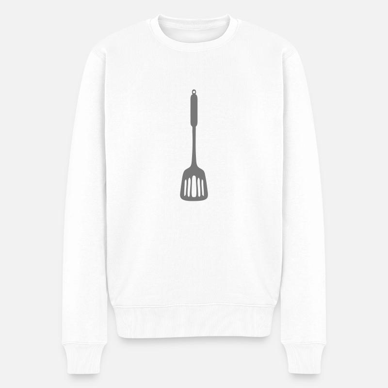 ustensile cuisine kitchenware 11 - Pull Premium bio Homme - blanc