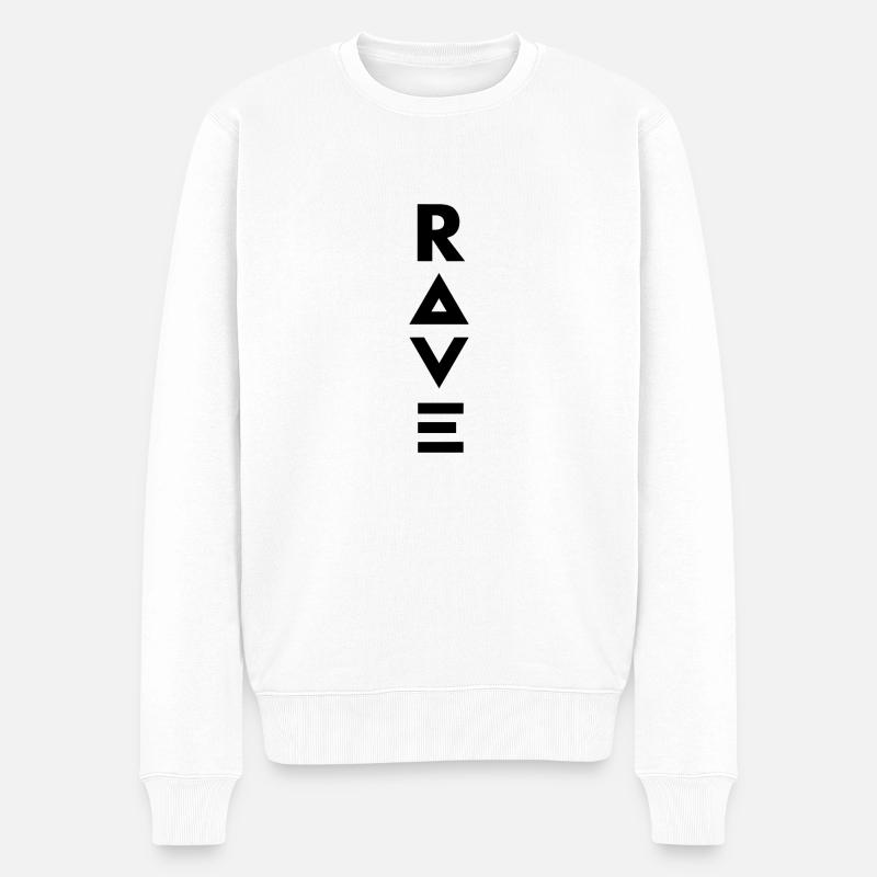 Rave Design - Pull Premium bio Homme - blanc