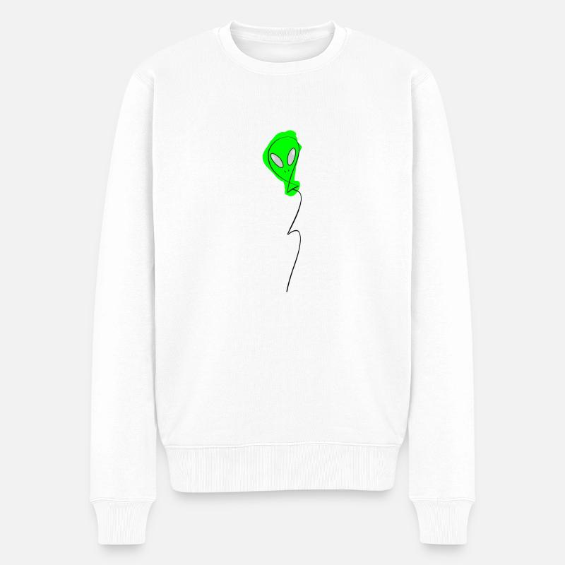 étranger - Pull Premium bio Homme - blanc