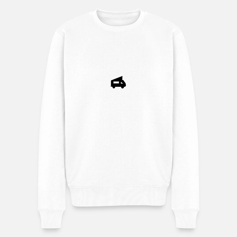 bus - Pull Premium bio Homme - blanc