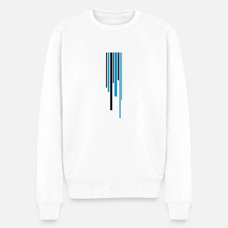 Nombreux modèle de traits - Pull Premium bio Homme - blanc