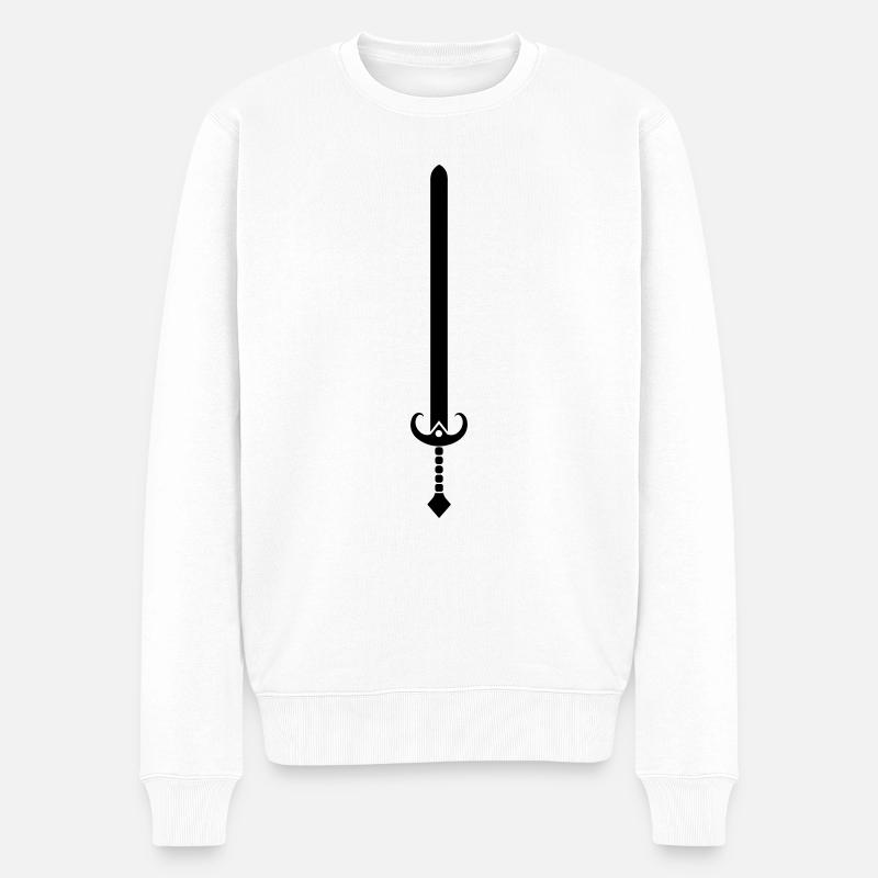 épée - Pull Premium bio Homme - blanc
