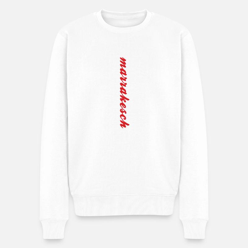 Marrakech - Pull Premium bio Homme - blanc