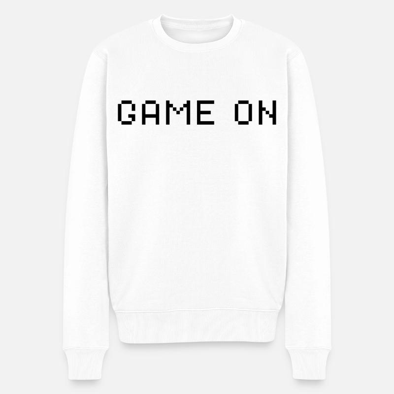 Jeu sur - Pull Premium bio Homme - blanc