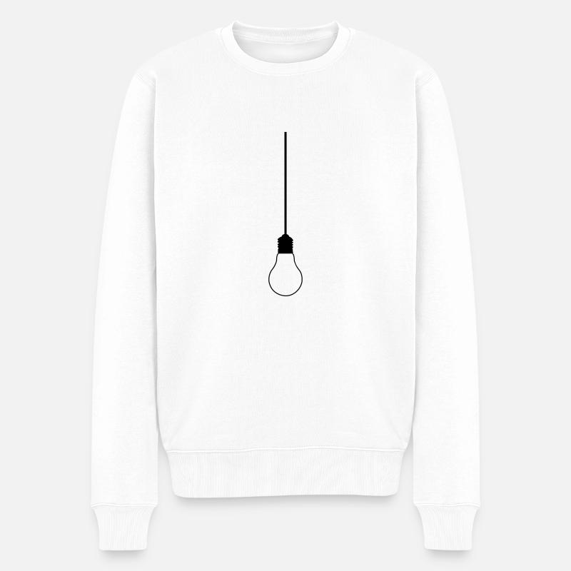 Russischer Kronleuchter - Männer Premium Bio Pullover - Weiß