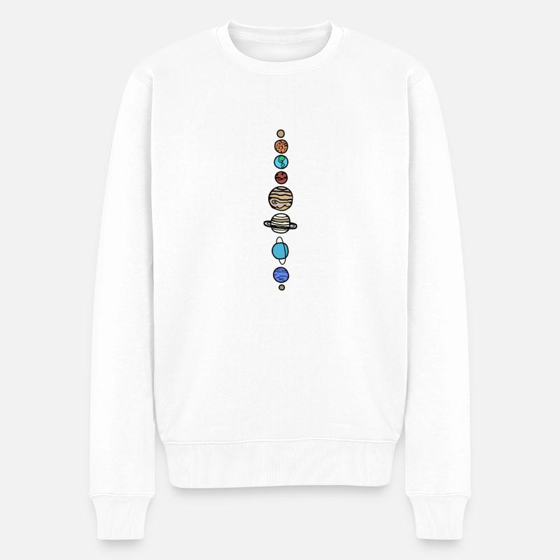 Système solaire - Pull Premium bio Homme - blanc