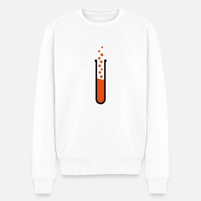 Chimie - Pull Premium bio Homme - blanc