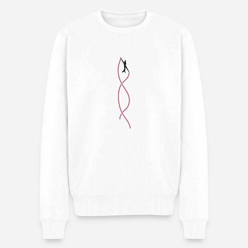 kunstflug foxrolle - Pull Premium bio Homme - blanc