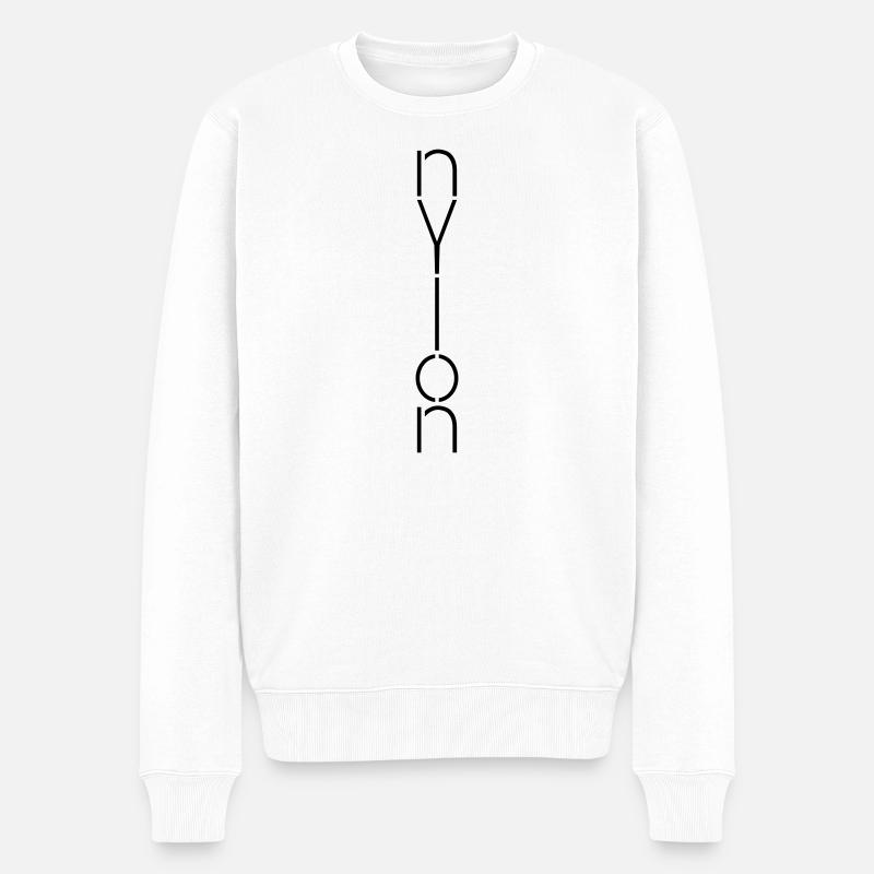 Nylon - Pull Premium bio Homme - blanc
