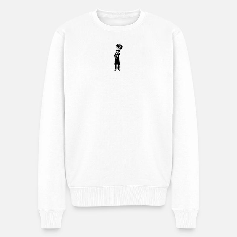 Sousaphon - Männer Premium Bio Pullover - Weiß