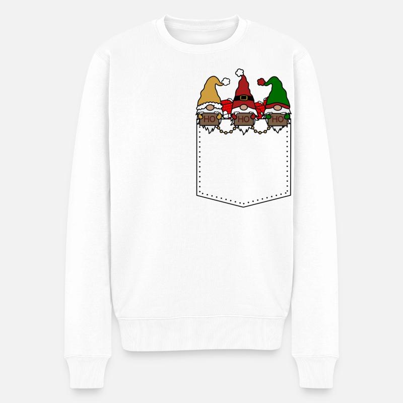 Brownie - Pull Premium bio Homme - blanc