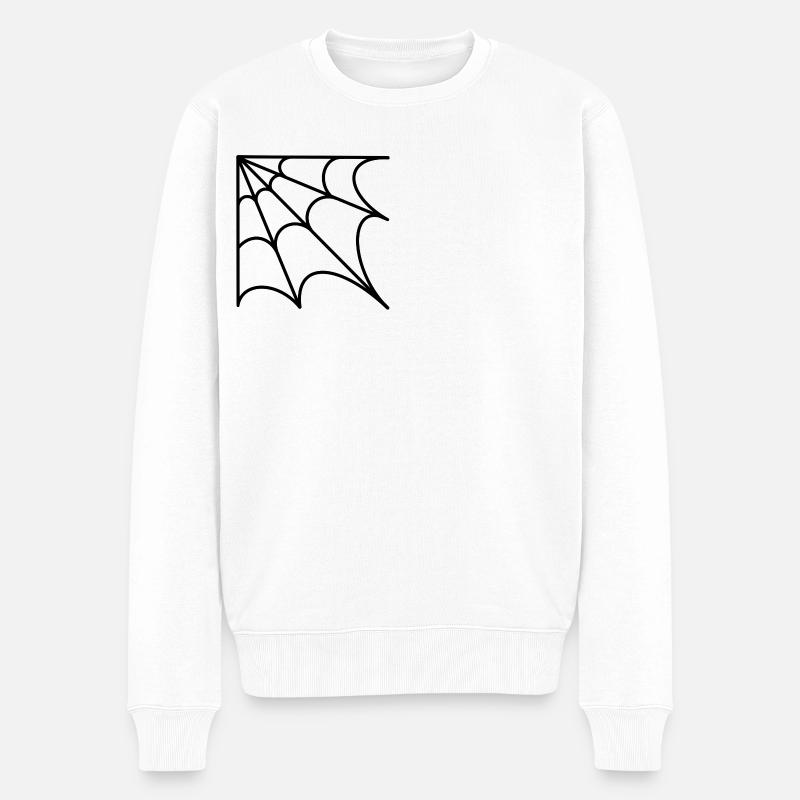 Toile d’araignée - Pull Premium bio Homme - blanc