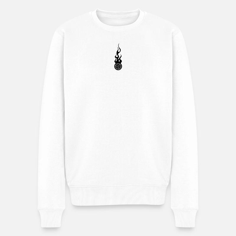 Volleyball - Pull Premium bio Homme - blanc
