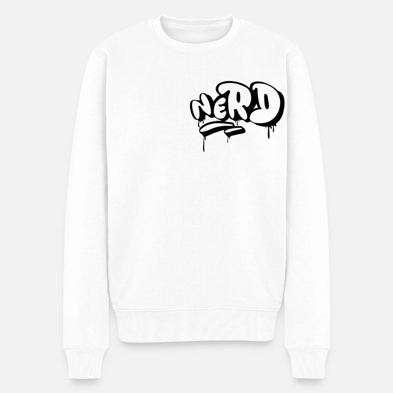 NERD - Pull Premium bio Homme - blanc