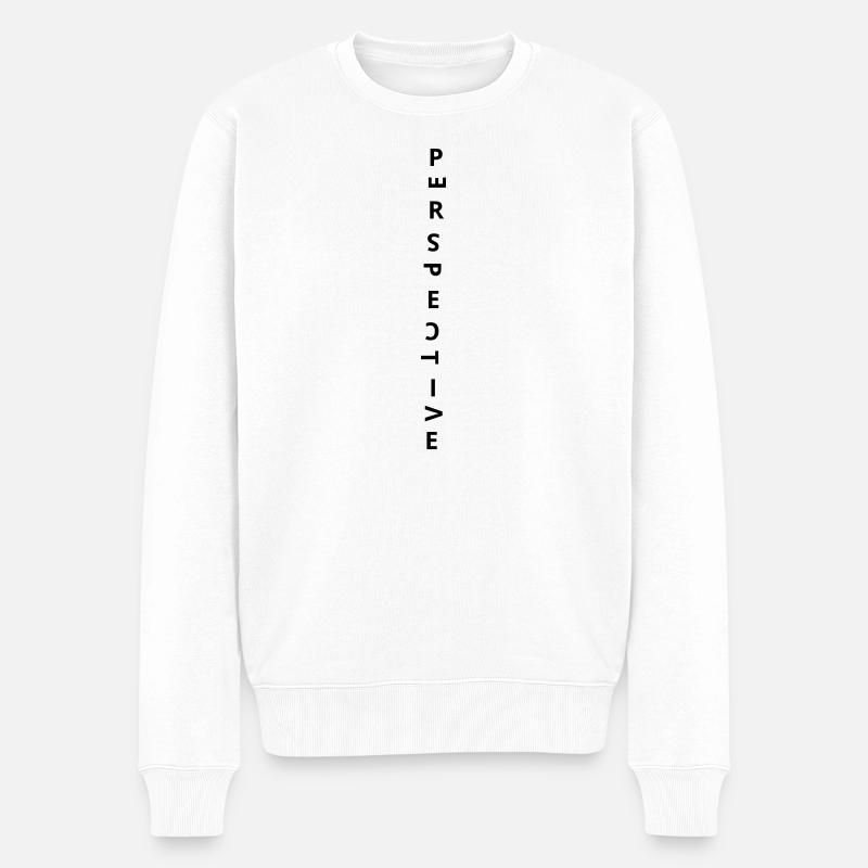 Perspective - Pull Premium bio Homme - blanc