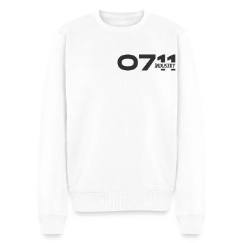 L’industrie 0711 d’origine - Pull Premium bio Homme - blanc - Devant - Thijin (182cm)