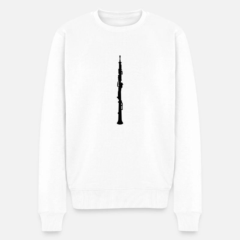 Hautbois - Pull Premium bio Homme - blanc