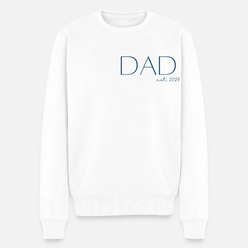 PAPA 2024 - Pull Premium bio Homme - blanc