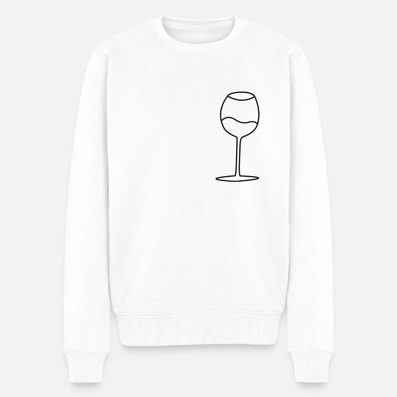Conception du vin - Pull Premium bio Homme - blanc