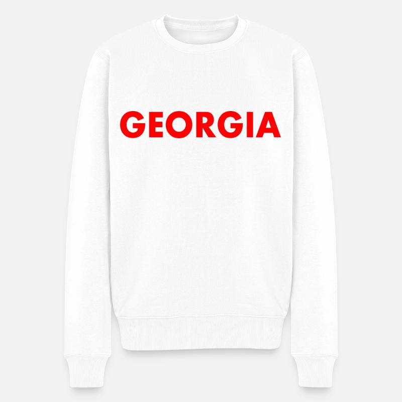 Georgia - Pull Premium bio Homme - blanc