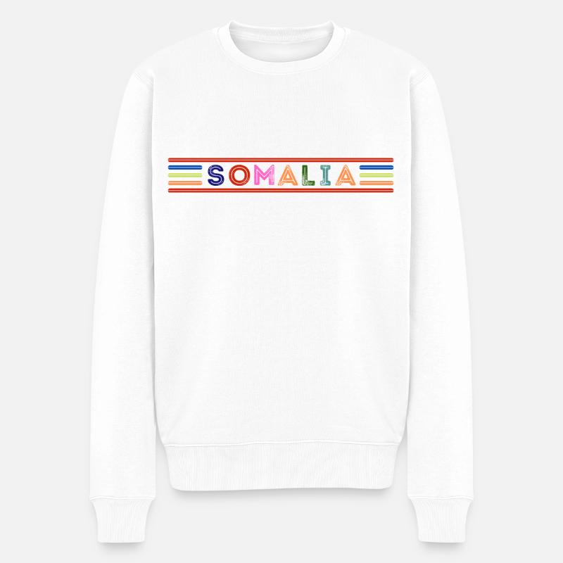 Somalia - Pull Premium bio Homme - blanc